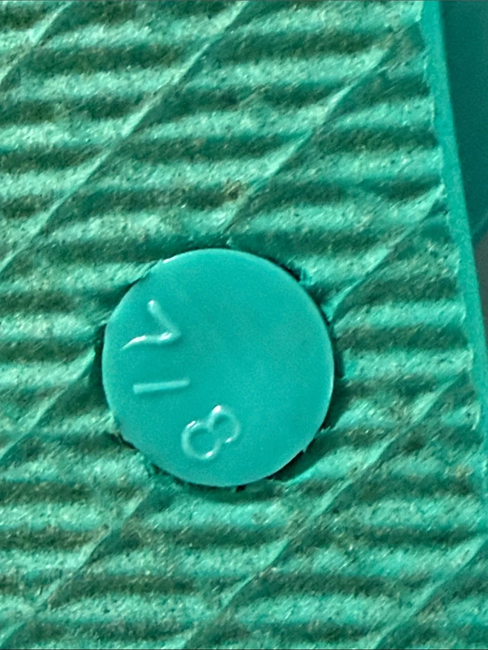 Turquoise Women's Fish Accent Jelly Flip Flops - Picture 3 of 3
